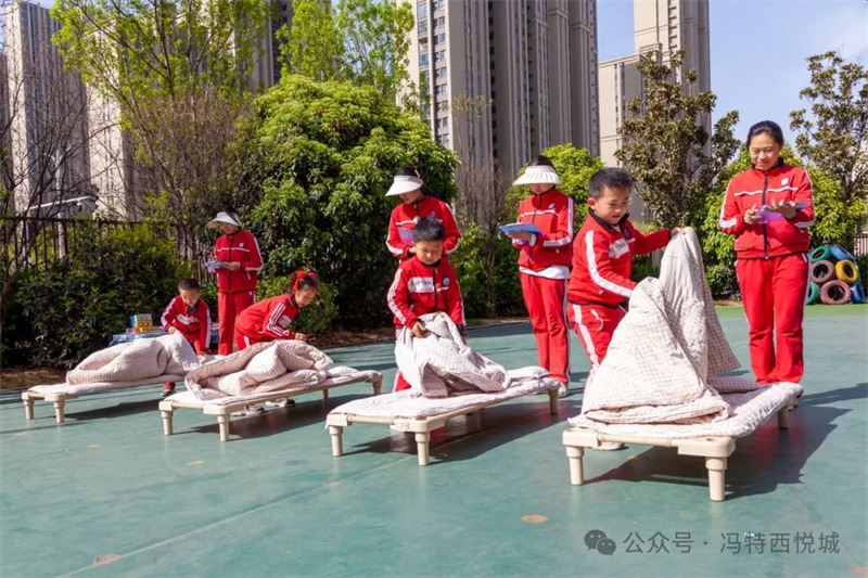 冯特西悦城幼儿园自理能力比赛